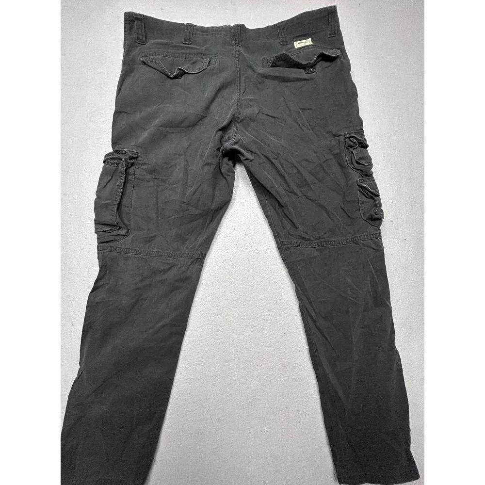 Wrangler Regular Taper Cotton Black 38x30 Mens